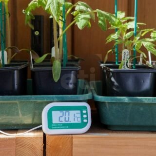 Digital max min alarm thermometer with internal & external sensors